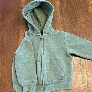 Ralph Lauren Olive Green 2T hoodie
